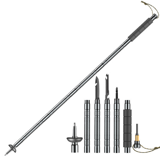 Outdoor Survival Walking Stick Multi-Tool