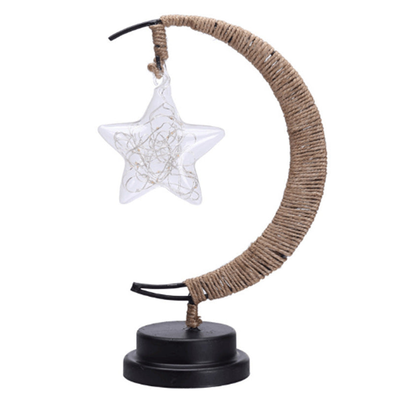 LED Star Moon Christmas Decoration Lights