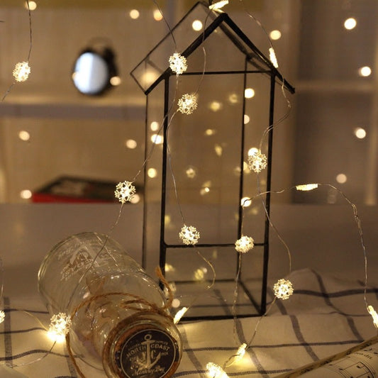 LED Copper Star String Lights Room Decoration