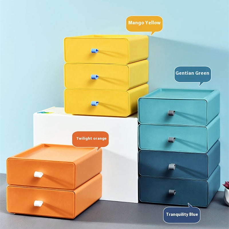 Desktop Storage Box Stackable Organizer